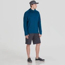 NRS Silkweight Varial Hoodie - Men's -Western Mountaineering shop 10008 04 Poseidon Model Front 092121 2000x2000 RSZ 92317.1647987431