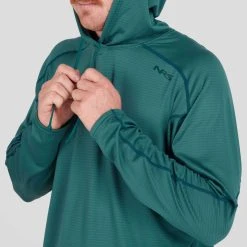 NRS Lightweight Hoodie - Men's 19 NRS Lightweight Hoodie - Men's -Western Mountaineering shop 10120 05 Mediterranea Model Drawstring 102121 2000x2000 RSZ 23558.1647989436