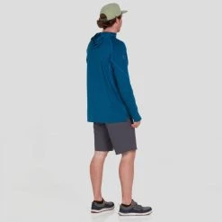 NRS Silkweight Hoodie - Men's -Western Mountaineering shop 10139 05 Poseidon Model Back 100621 2000x2000 rsz 57199.1647976485