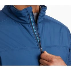 KUHL The One Jacket - Men's 21 KUHL The One Jacket - Men's -Western Mountaineering shop 1145 ms the one jacket stormblue detail 3 rsz 03300.1645304316
