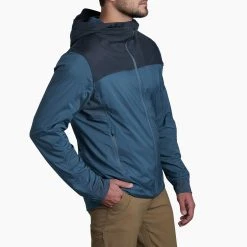 KUHL The One Hoody - Men's -Western Mountaineering shop 1146 Ms The One Hoody Steel Blue Side rsz 34937.1645394042