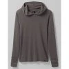 PrAna Hooded T-Shirt - Men's -Western Mountaineering shop 1965541 charcoalheather alt 9 rsz 43616.1642789441