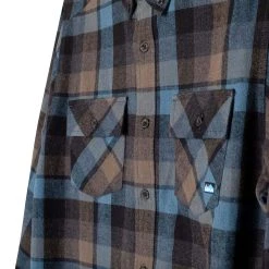 KAVU Buffaroni Flannel Shirt - Men's 10 KAVU Buffaroni Flannel Shirt - Men's -Western Mountaineering shop 5105 RAVEN L3 56403.1658255414