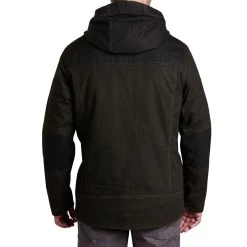 KUHL Law Fleece Lined Hoody - Men's (Fall 2022) -Western Mountaineering shop 7363 Law Fleece Lined Hoody Espresso Back rsz 75138.1668034006