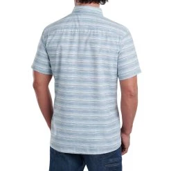 KUHL Persuadr Short Sleeve - Men's -Western Mountaineering shop 7428 persuadr ss brisk blue back pdp photo rsz 75816.1677019688