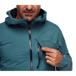 Black Diamond Highline Shell - Men's -Western Mountaineering shop 745000 3028 mhighlineshell raging sea om 08 20172.1675460367