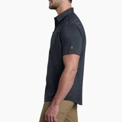 KUHL Stealth Short Sleeve - Men's -Western Mountaineering shop 7453 Stealth Blackout Side rsz 22695.1658254868