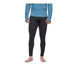 Black Diamond Solution 150 Merino Baselayer Full-Length Bottom - Men's -Western Mountaineering shop 760000 0002 msolution150merinobase34 black om front 25941.1626822935