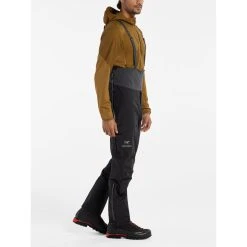 Arc'teryx Alpha SV Bib - Men's -Western Mountaineering shop Alpha SV Bib Black Side View Right rsz 65051.1663273347