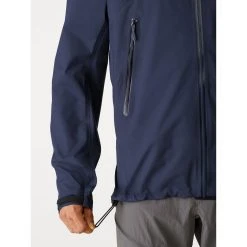 Arc'teryx Beta Jacket - Men's (Fall 2022) -Western Mountaineering shop Beta Jacket Black Sapphire Hem Drawcord rsz 17777.1668197959.1280.1280 69884.1674262359