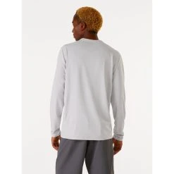 Arc'teryx Cormac Crew LS - Men's -Western Mountaineering shop Cormac Crew Neck Shirt LS Solitude Back View rsz 75568.1652383268