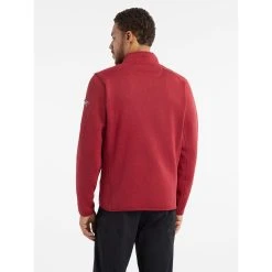 Arc'teryx Covert Cardigan - Men's -Western Mountaineering shop Covert Cardigan Bordeaux Heather Back View rsz 30867.1672788141