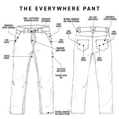 686 Everywhere Pant Relaxed Fit - Men's -Western Mountaineering shop EVERYWHERE RELAXED 84375.1677116208