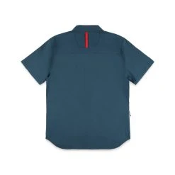 Topo Designs Global Shirt -Short Sleeve - Men's -Western Mountaineering shop Global Shirt Pond Blue Back RSZ 69701.1677189566