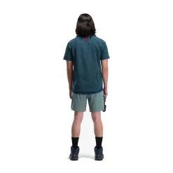 Topo Designs Global Shirt -Short Sleeve - Men's -Western Mountaineering shop Global Shirt on model back RSZ 74870.1677189566