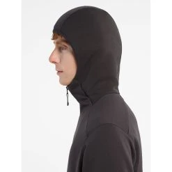 Arc'teryx Kyanite AR Hoody - Men's -Western Mountaineering shop Kyanite AR Hoody Graphite Hood rsz 20092.1674863105