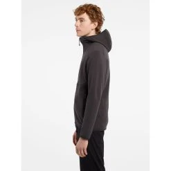 Arc'teryx Kyanite AR Hoody - Men's -Western Mountaineering shop Kyanite AR Hoody Graphite Side View Left rsz 12756.1674863105