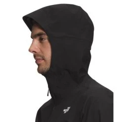 The North Face Dryzzle Flex Futurelight Jacket - Men's (Fall 2022) -Western Mountaineering shop NF0A7QB1 JK3 modelhood2 rsz 23799.1660942944