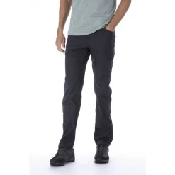 Rab Radius Pants - Men's -Western Mountaineering shop Radius Pants Anthracite QBU 61 AN on model rsz 72382.1644341479