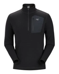 Arc'teryx Rho Heavyweight Zip Neck - Men's -Western Mountaineering shop Rho Heavyweight Zip Neck Black 44147.1675201748
