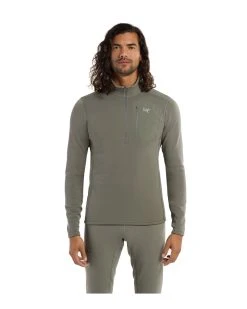 Arc'teryx Rho Heavyweight Zip Neck - Men's -Western Mountaineering shop Rho Heavyweight Zip Neck Forage Front View 53625.1675201748