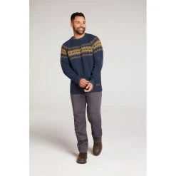 Sherpa Dumji Crew Sweater - Men's -Western Mountaineering shop SM6106 392 Dumji Crew RatheeBlue 0273 rsz 85494.1660763195