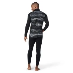 Smartwool Classic Thermal Merino Base Layer Pattern 1/4 Zip - Men's -Western Mountaineering shop SW016357K64 3 p rsz 29801.1672270261