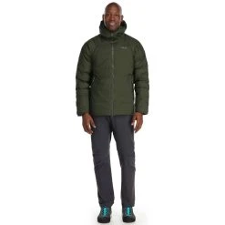 Rab Valiance Jacket - Men's -Western Mountaineering shop Valiance Jacket Army QDB 49 ARM DETAIL6 rsz 74880.1664562979