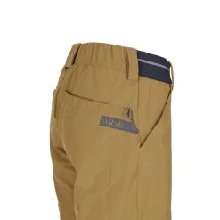 Rab Venant Shorts - Men's -Western Mountaineering shop Venant Shorts Cumin QFV 24 CMN DETAIL2 rsz 54072.1675299032
