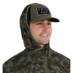 Free Fly Bamboo Lightweight Hoody - Men's (Fall 2022) -Western Mountaineering shop crossover hoody camo men top 4 rsz 49947.1660154451.1280.1280 54022.1676487578