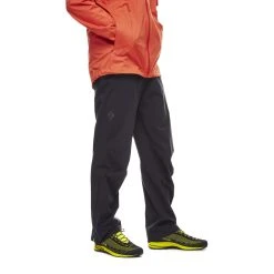 Black Diamond StormLine Stretch Rain Pants - Men's -Western Mountaineering shop jla2 015 black m stormlinestretchrainpants om main 34473.1676319525