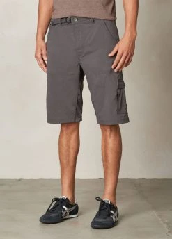 Prana Stretch Zion Short 10 Inch - Men's (Fall 2021) -Western Mountaineering shop m3st10117 charcoal alt 1 45351.1653340998