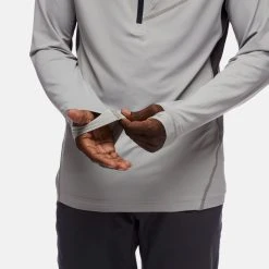 Black Diamond Alpenglow Pro Hoody - Men's -Western Mountaineering shop m alpenglow pro pewter thumbloop detail rsz 64681.1675370763