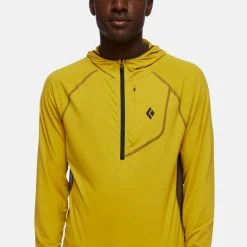 Black Diamond Alpenglow Pro Hoody - Men's -Western Mountaineering shop m alpenglow pro sulphur front rsz 39906.1675370762