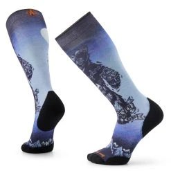 Smartwool Ski Targeted Cushion Always Explore Print OTC Socks - Men's
