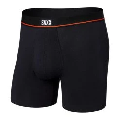 Saxx Non-Stop Stretch Cotton Boxer Brief - Men's -Western Mountaineering shop sxbb46 blk 1form f fa22 rsz 03641.1658249465